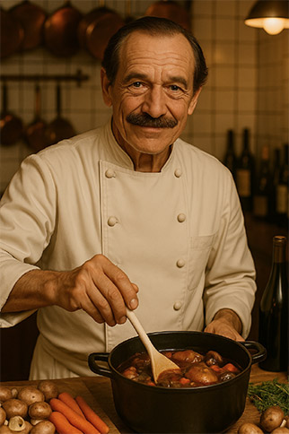 Chef cooking